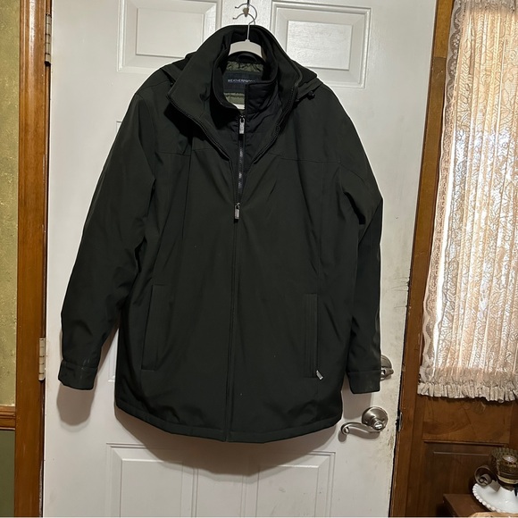 Weatherproof Other - WEATHERPROOF WPL 11590 US Men’s XL Olive Green Insulated Hooded Zip Jacket Parka